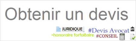 Obtenir un devis devis avocat